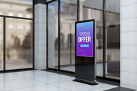 Kiosco Digital Interactivo Inteligente con Pantalla Táctil Infrarroja, Sistema Operativo Android, SDK Habilitado para Tiendas Minoristas y Centros Comerciales
