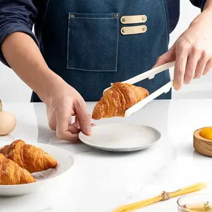 Pince de cuisine jetable en silicone antiadhésive résistante à la chaleur pour barbecue, salade, steak, pâtes et service en cuisine - Product Image 6