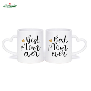 Servicio de Diseño Gratuito para Regalos del Día de la Madre, Taza de Cerámica con Asa de Corazón, Impresión Divertida, Venta al por Mayor, Logotipo Personalizado, Taza de Porcelana Blanca - Product Image 6