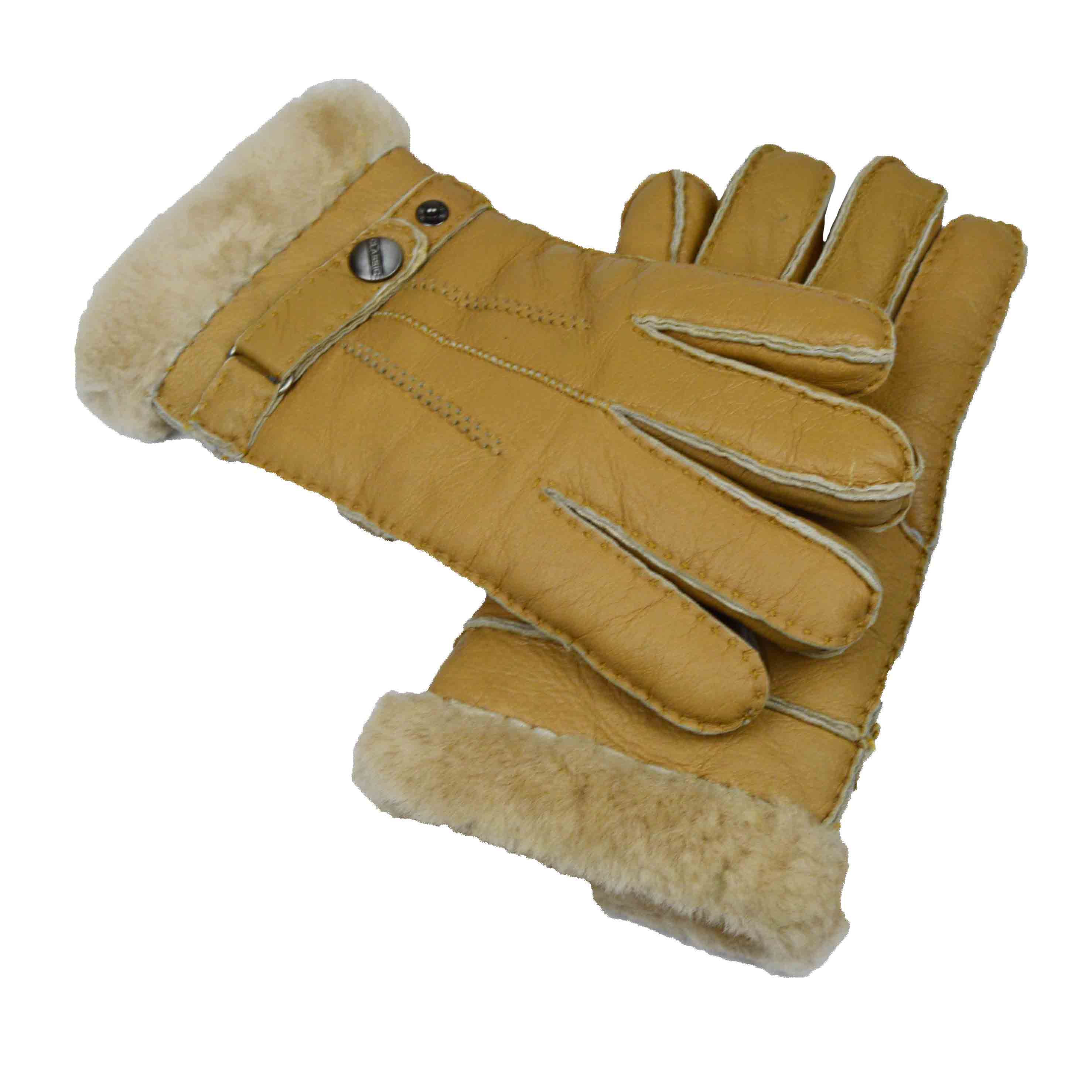 Женские перчатки из овчины