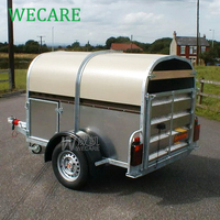 WECARE nouveauté Mobile Snack Drink Bar cheval remorque Hot Dog chariot rue vente camion de nourriture entièrement équipé