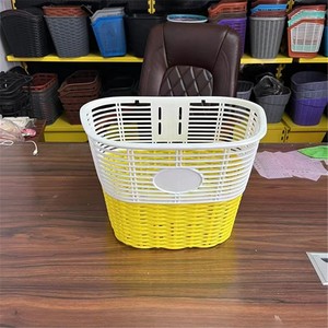 Panier de vélo en plastique, fixation sur guidon, ouverture supérieure durable, 35,5x25,5 mm, base 27x20 mm, pour vélo, scooter, rangement de légumes - Product Image 2