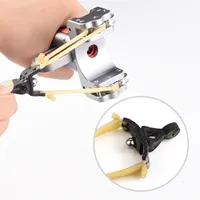 Lance-pierre haute puissance 1636 Card Ball avec aimant intégré et bande élastique à 4 brins pour accessoires de tir en extérieur