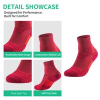 Chaussettes de sport pour jeunes pour la course à pied et l'entraînement physique, chaussettes athlétiques avec logo personnalisé, prix de gros