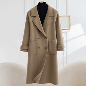 Nuovo <span class=keywords><strong>Cappotto</strong></span> Lungo da Donna Elegante, Caldo e Confortevole, Realizzato in 100% Lana, Antivento e Perfetto per le Condizioni Meteorologiche Ventose - Product Image 2