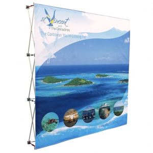 Factory Price Portable Backdrop Booth Display <b>Stand</b> With Customized Logo Design and Vivid Color for Exhibition Shows - Product Image 2