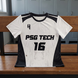 เสื้อฟุตบอลเยาวชนชายแบบระเหิดพร้อมหมายเลขโลโก้ทีมออกแบบส่วนตัวบริการตัดอัตโนมัติ - Product Image 3