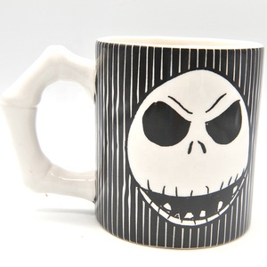 Tasse en céramique 20oz en forme de poignée NBC <span class=keywords><strong>Jack</strong></span> Evil Laugh Pin Stripes Halloween Décoré Cadeaux Tasses à café en porcelaine - Product Image 3
