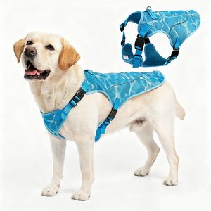 Breathable Pet Dog Cooling Vest Harness for Summer Outdoor Walking Hiking Adjustable Pet <b>Chest</b> Jacket Cooling Vest Harness - Product Image 1