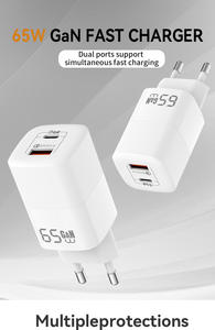 GaN Charger téléphone crème r chargeurs et adaptateurs de <span class=keywords><strong>batterie</strong></span> portables mobile do dge chargeur solaire rapide 3 en 1 sans fil de type c - Product Image 4
