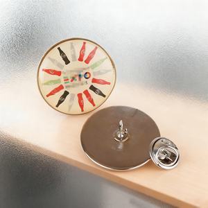 Pins de Esmalte de Aleación de Zinc Modernos con Logotipo Personalizado e Impresión Tipográfica para Empresas, Escuelas y Personal de Empresa - Product Image 4