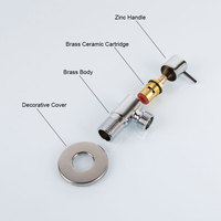 Cartouche de Robinet en Céramique en Gros pour Remplacement de Robinet Mélangeur de Lavabo de Salle de Bain