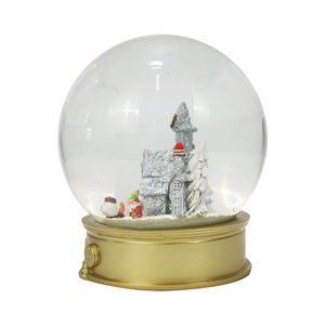 <span class=keywords><strong>Boule</strong></span> <span class=keywords><strong>de</strong></span> <span class=keywords><strong>neige</strong></span> <span class=keywords><strong>de</strong></span> Base en or en verre <span class=keywords><strong>de</strong></span> <span class=keywords><strong>Village</strong></span> <span class=keywords><strong>de</strong></span> noël faite sur mesure avec flocons - Product Image 2