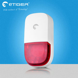 Sirena Inalámbrica para Exteriores Etiger de 433 MHz, Sirena con Flash, Compatible con Sistemas de Alarma WiFi GSM S4 S3b - Product Image 5