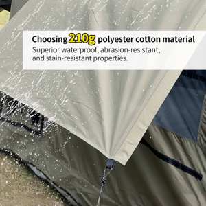 Tente gonflable en coton pour l'extérieur, quatre saisons, deux pièces, pour le camping - Product Image 5