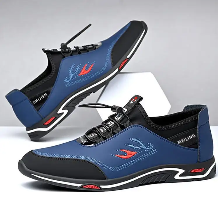 Fashion walking sport shoes male sports footwear casual lace up sneaker walking shoes for men