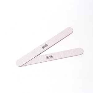 50 cái móng tay chuyên nghiệp tập tin 80/100 Grit thẳng ngựa vằn Acrylic tập tin 7 "nhanh chóng nộp hồ sơ móng tay - Product Image 2