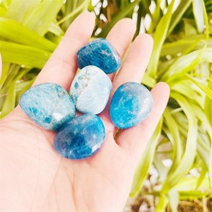 All'ingrosso all'ingrosso della gemma 20-25mm di alta qualità naturale blu <span class=keywords><strong>Apatite</strong></span> ruzzola pietre per la decorazione - Product Image 4
