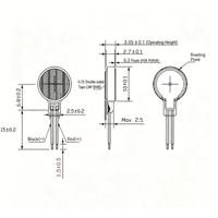 Moteur à vibrations micro DC 1030 pour brosse à dents électrique et appareils électroménagers, cadre de 10 mm, 12500 tr/min