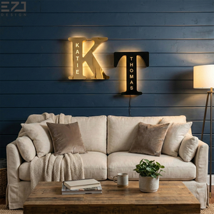 <span class=keywords><strong>Letras</strong></span> Acrílicas Personalizadas con Iluminación EZD para Decoración <span class=keywords><strong>de</strong></span> Pared con Transformador y Módulos LED, Regalos Románticos - Product Image 3