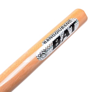 Bate de Béisbol de Madera Sólida, Profesional, para Exteriores, con Logotipo Personalizable, Madera Original Altamente Pulida, con Pelota de Béisbol - Product Image 4