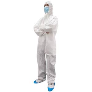 ชุดคลุมจิตรกรกันน้ำแบบใช้แล้วทิ้งเสื้อผ้าสำหรับห้องคลีนรูมป้องกันแบบมีรูพรุนทำจากผ้าใยสังเคราะห์ - Product Image 5