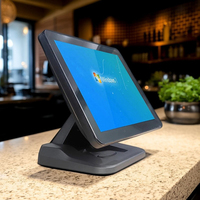 Caja Registradora POS S900F Personalizada con Pantalla Táctil, Base Metálica Plegable para Tiendas de Conveniencia, Sistema POS con Pantalla Táctil