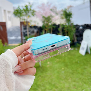 Funda de teléfono translúcida colorida degradada para Samsung <span class=keywords><strong>Galaxy</strong></span> A55 A35 A16 A26 A36 A56 cubierta magnética a prueba de golpes de carga inalámbrica - Product Image 3