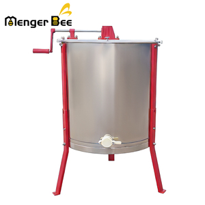 Extracteur de miel manuel Dadant à 4 cadres en acier inoxydable pour une utilisation facile et une récolte efficace du miel - Product Image 4