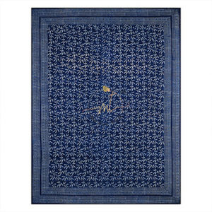 Sábana de Hotel de Calidad, Estilo Liso Estampado, 100% Algodón, 300 Hilos, Precio de Fabricante OEM, 90x108 Pulgadas, Bloqueado a Mano en India - Product Image 2