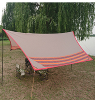 Tienda de campaña portátil Lona Camping Rain Fly Refugio impermeable Sombrilla