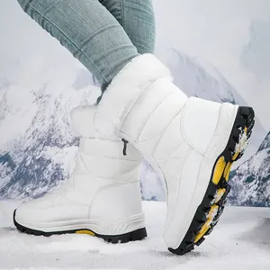 Nieuwe Aankomst Outdoor Snowboots Dames Warme Schoenen Dikke Zool Winter Waterdichte Antislip Mid-Calf Wandelschoenen Voor Dames