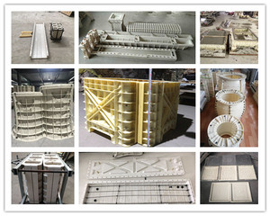 Reazone Giardino set Stampi decorativi prefabbricati in calcestruzzo di cemento panca in legno stampi in plastica per esterno giardino e cortile - Product Image 6