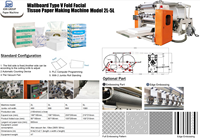 Machine de pliage de mouchoirs en papier à 7 lignes, pliage en V, avec emballage individuel en sac plastique souple