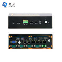 OEM ODM Embedded Pc Intel I5 I7 I9 11-12th Gen 6 LAN 4 RS232 COM DIN Rail Industrial Desktop Computer Win10 Linux Industrial Pc