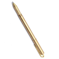 Stylo à bille en cuivre pur avec logo personnalisé, style neutre, nouveau, écriture fluide et propre, promotion personnalisée
