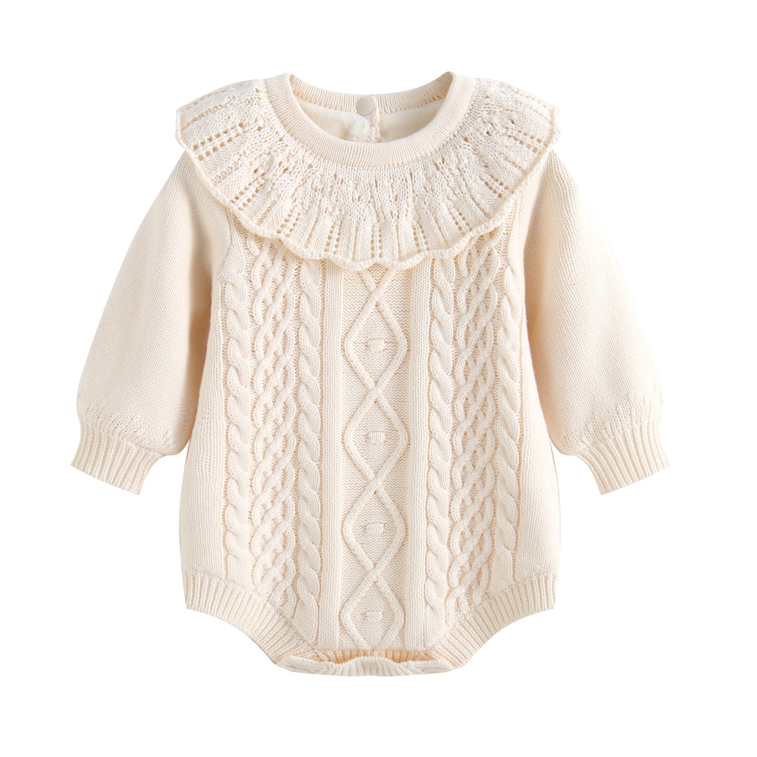 White apricot with fleece lining