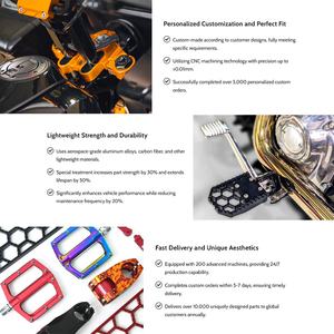 CNC motocicleta Harley Davidson fábrica de piezas personalizadas para CNC controles manuales palancas de freno carenados y accesorios de suspensión - Product Image 5