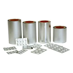Alu aluminium foil dengan aluminium foil berlapis untuk obat kemasan blister tersegel