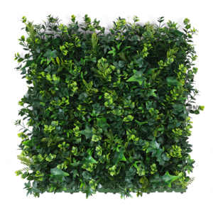 جدار نباتي عمودي متعدد الأوراق، ديكور جدار أخضر مجمع، سياج اصطناعي من الأوراق - Product Image 2