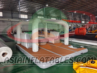 Drop Stitch PVC barre flottante gonflable table flottante canapé dock plate-forme Water Lounge Raft Gonflable Aqua Fun Banas Boat