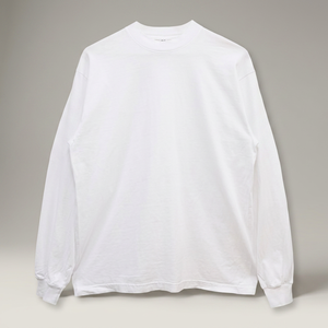 เสื้อยืดแขนยาวทรงหลวม น้ำหนัก 280 กรัม ผ้าฝ้าย 100% สำหรับผู้ชาย ปักโลโก้ ป้องกันขนร่วง ป้องกันยับ ทรงโอเวอร์ไซส์ - Product Image 2