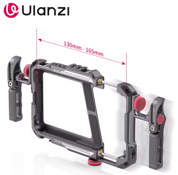 Ulanzi Lino Smartphone Cage Mobile Filmmaking Case for iPhone 16 15 14 13 12 Samsung Handle Grip Phone Vlog Video Rig Stabilizer