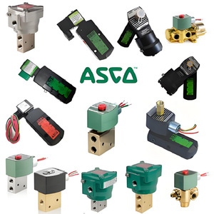 Válvula Solenoide de Dos Posiciones y Tres Vías Asco 327 con Revestimiento de Aluminio para Alta Temperatura, Tipo Piloto para la Industria Química - Product Image 1