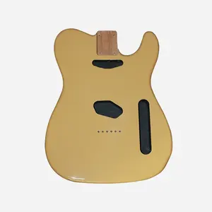 Corps de guitare Alder TL, finition brillante jaune beurre, composants de guitare Telecaster, bricolage - Product Image 2