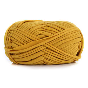 Filo di stoffa di vendita caldo in fabbrica fatto a mano in <span class=keywords><strong>cotone</strong></span> intrecciato fai da te 100g in poliestere filo di lana filato t-shirt - Product Image 2