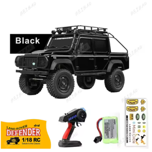 Voiture télécommandée RC MN 111, modèle Crawler MN111, kit 1:18, assemblé, RC pour adultes, professionnel, 4x4, tout-terrain, lumières LED, carrosserie en métal, jouet - Product Image 4