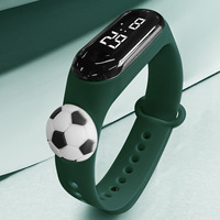 Reloj Inteligente para Estudiantes en Oferta, Pantalla LED Multicolor, Reloj Electrónico para Niños y Niñas, Bonito Reloj Deportivo con Dibujos Animados de Fútbol