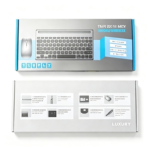 <span class=keywords><strong>Clavier</strong></span> sans fil rechargeable Type-C 3 modes 108 touches avec récepteur USB + connexion filaire, ergonomique, silencieux, pour le bureau - Product Image 4