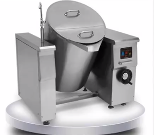 <span class=keywords><strong>Marmite</strong></span> de cuisson industrielle grande capacité en acier inoxydable avec agitateur 50-500L – Machine de cuisson et de mélange automatique - Product Image 3